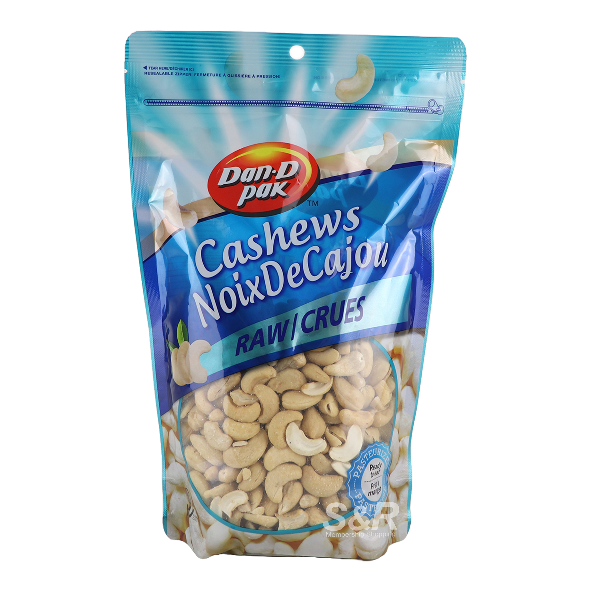 Dan-D Pak Raw Cashew 600g Dan-D Pak Raw Cashew 600g
